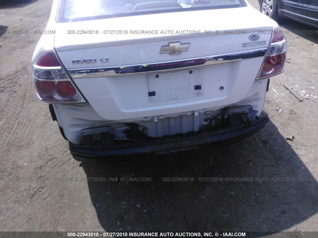 KL1TD5DE8BB128361 - 2011 CHEVROLET AVEO LS/LT 白色 照片 6