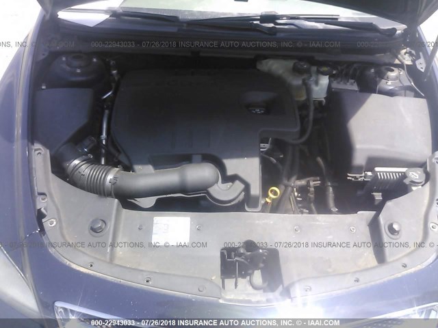 1G1ZC5EB4AF160055 - 2010 CHEVROLET MALIBU 1LT 蓝色 照片 10