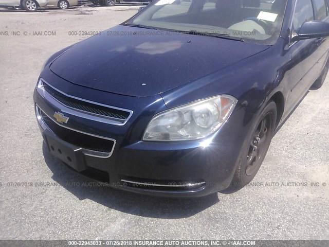 1G1ZC5EB4AF160055 - 2010 CHEVROLET MALIBU 1LT 蓝色 照片 6