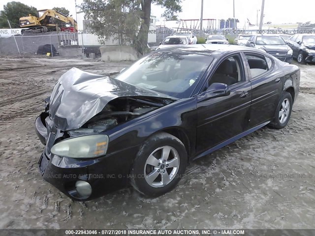 2G2WP522951314831 - 2005 PONTIAC GRAND PRIX BLACK photo 2