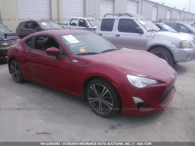 JF1ZNAA10D2721831 - 2013 TOYOTA SCION FR-S RED photo 1