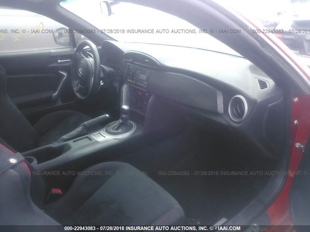 JF1ZNAA10D2721831 - 2013 TOYOTA SCION FR-S RED photo 5