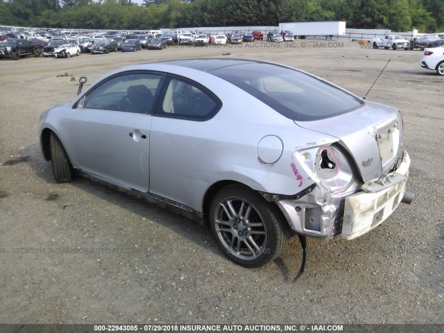 JTKDE167X70167529 - 2007 TOYOTA SCION TC SILVER photo 3