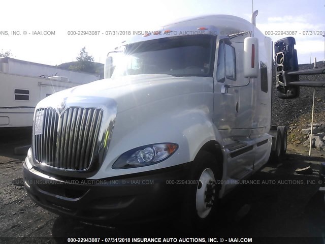 3HSCUAPR7BN222595 - 2011 INTERNATIONAL PROSTAR PREMIUM  WHITE photo 2