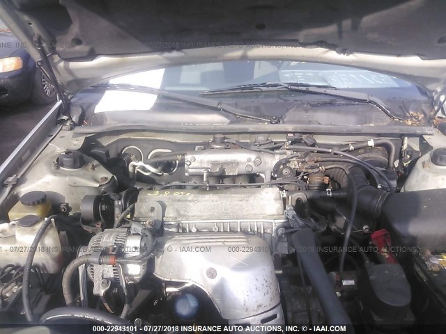 4T1BG22K41U071478 - 2001 TOYOTA CAMRY CE/LE/XLE 银色 照片 10