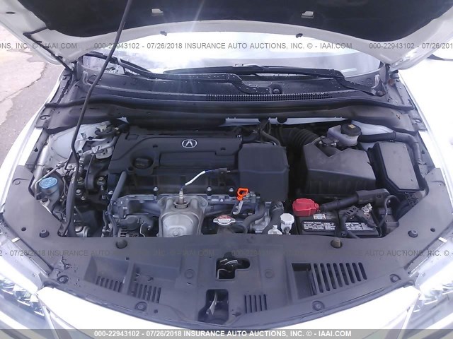 19UDE2F30HA003780 - 2017 ACURA ILX WATCH PLUS WHITE photo 10