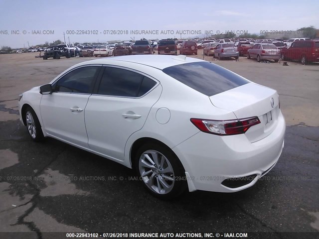 19UDE2F30HA003780 - 2017 ACURA ILX WATCH PLUS WHITE photo 3
