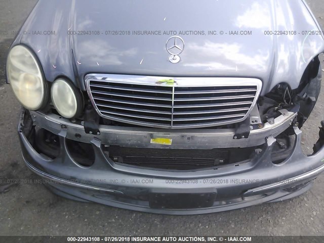WDBUF76J45A747139 - 2005 MERCEDES-BENZ E 55 AMG ფერფლისფერი ფოტო 6