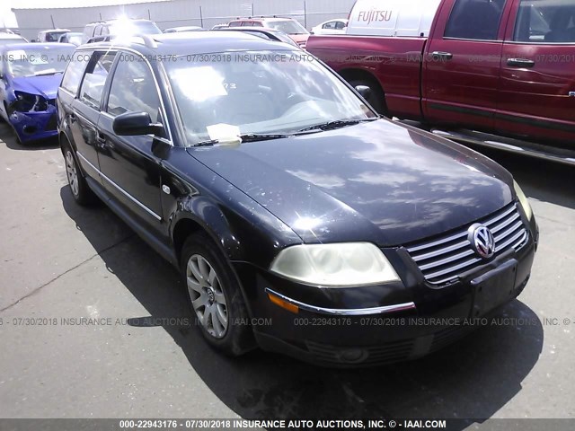 WVWVD63B01E258503 - 2001 VOLKSWAGEN PASSAT GLS BLACK photo 1