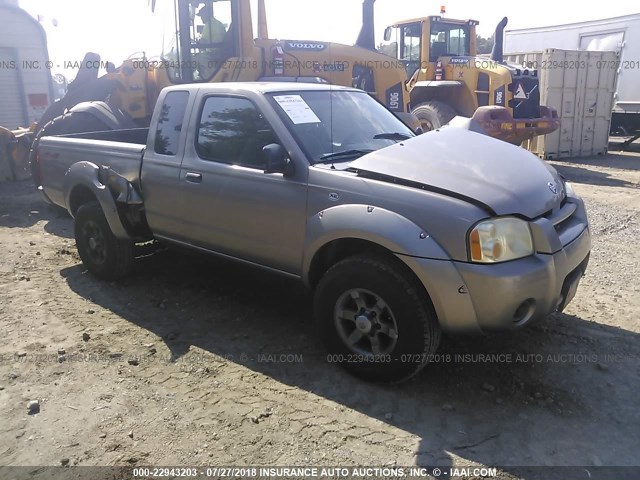 1N6ED26Y54C414721 - 2004 NISSAN FRONTIER KING CAB XE V6 GRAY photo 1