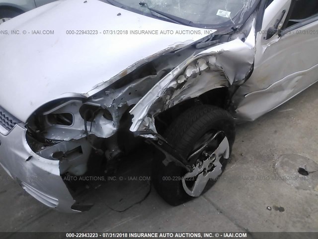 1B3ES26C54D603068 - 2004 DODGE NEON SE SILVER photo 6