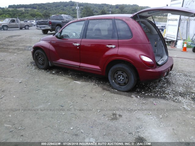 3A4FY58B06T311911 - 2006 CHRYSLER PT CRUISER TOURING MAROON photo 3