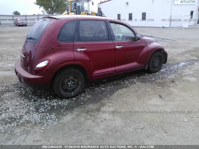 3A4FY58B06T311911 - 2006 CHRYSLER PT CRUISER TOURING MAROON photo 4