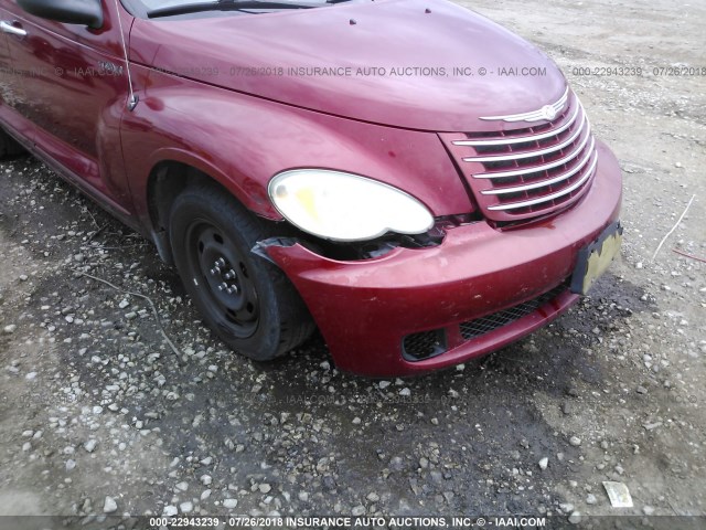 3A4FY58B06T311911 - 2006 CHRYSLER PT CRUISER TOURING MAROON photo 6