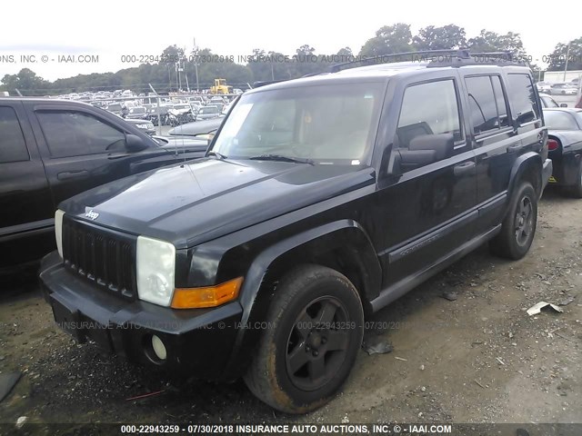 1J8HH48N96C226511 - 2006 JEEP COMMANDER 黑色 照片 2