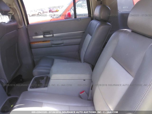 1A8HX58P67F580352 - 2007 CHRYSLER ASPEN LIMITED კრემისფერი ფოტო 8