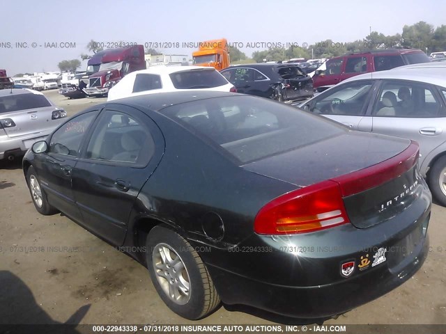 2B3HD46RXXH668416 - 1999 DODGE INTREPID GREEN photo 3