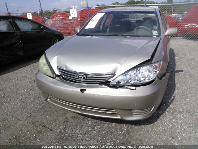 4T1BE32K46U667550 - 2006 TOYOTA CAMRY LE/XLE/SE BEIGE photo 6