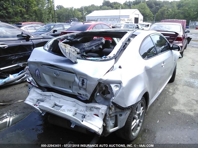 JTKDE177860099079 - 2006 TOYOTA SCION TC SILVER photo 4