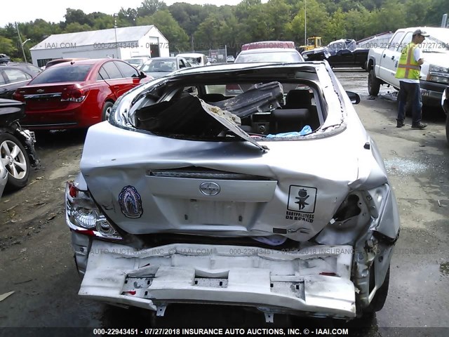 JTKDE177860099079 - 2006 TOYOTA SCION TC 银色 照片 6