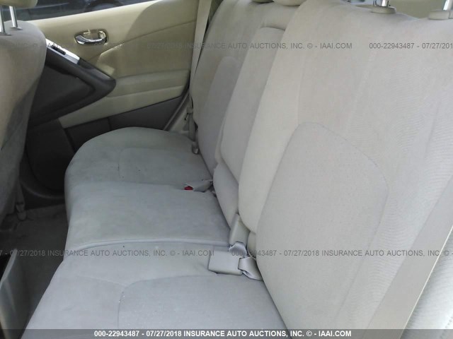 JN8AZ1MU4DW203171 - 2013 NISSAN MURANO S/SL/LE PURPLE photo 8