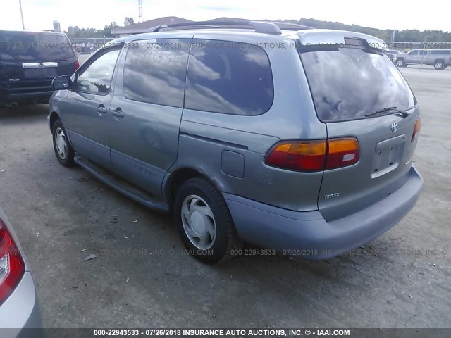 4T3ZF13C1YU309971 - 2000 TOYOTA SIENNA LE/XLE TEAL photo 3