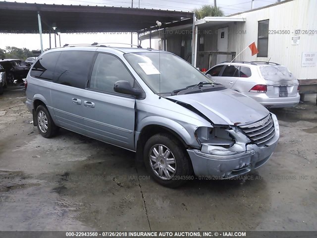 2A8GP64L36R608930 - 2006 CHRYSLER TOWN & COUNTRY LIMITED BLUE photo 1