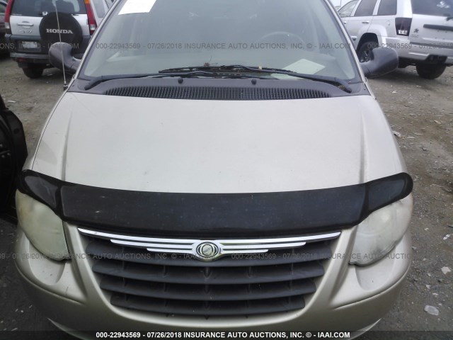 2A4GP54L36R660179 - 2006 CHRYSLER TOWN & COUNTRY TOURING GOLD photo 6