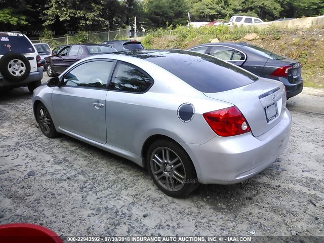 JTKDE177X70204013 - 2007 TOYOTA SCION TC 银色 照片 3