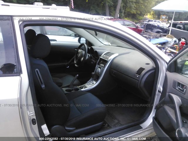 JTKDE177X70204013 - 2007 TOYOTA SCION TC 银色 照片 5