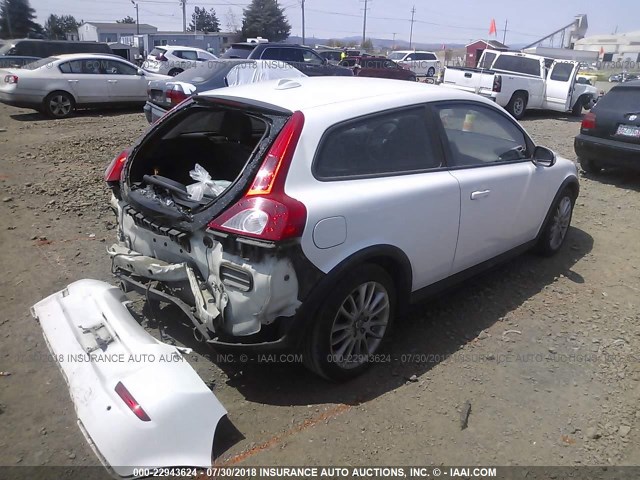 YV1672MK7C2274618 - 2012 VOLVO C30 T5 WHITE photo 4