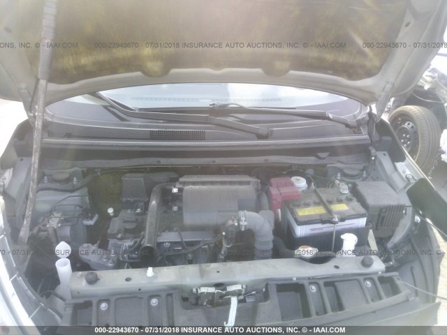 ML32F3FJ6HH001209 - 2017 MITSUBISHI MIRAGE G4 ES შავი ფოტო 10