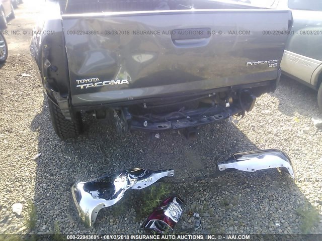 3TMJU4GN9EM162523 - 2014 TOYOTA TACOMA DOUBLE CAB PRERUNNER GRAY photo 6