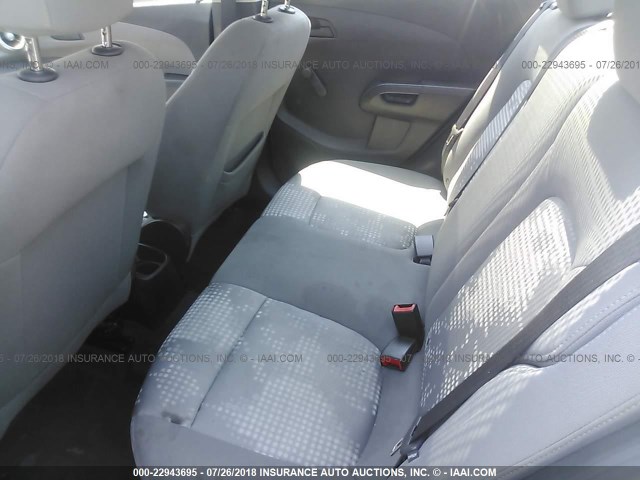 1G1JB5SG1H4137760 - 2017 CHEVROLET SONIC LS WHITE photo 8