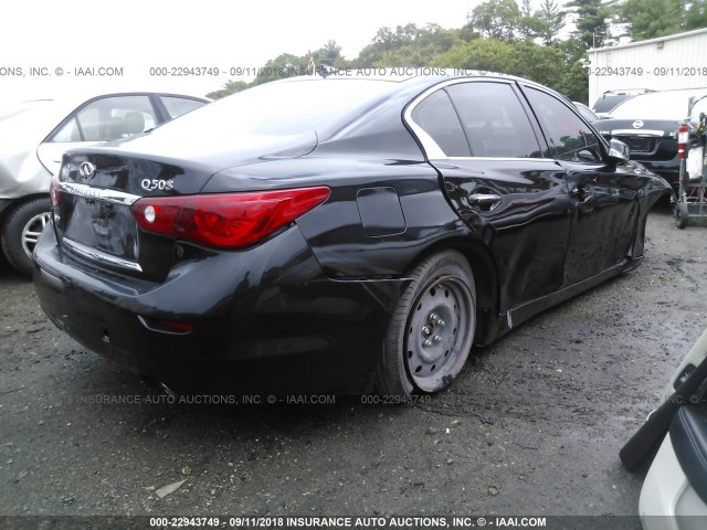 JN1BV7AR2FM410383 - 2015 INFINITI Q50 PREMIUM/SPORT BLACK photo 4