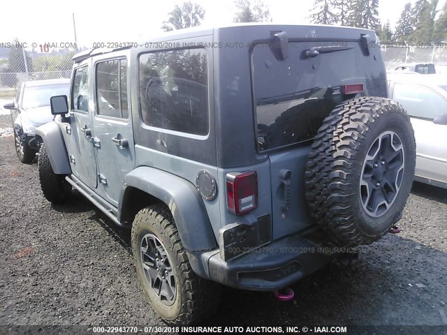 1C4HJWFG6EL267706 - 2014 JEEP WRANGLER UNLIMITE RUBICON GRAY photo 3