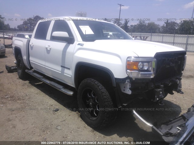 3GTU2UEC2FG273855 - 2015 GMC SIERRA K1500 SLE WHITE photo 1