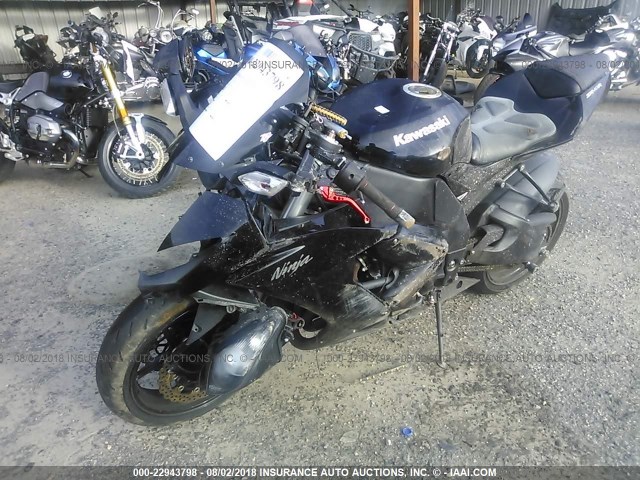 JKAZXCE139A024543 - 2009 KAWASAKI ZX1000 E BLACK photo 2