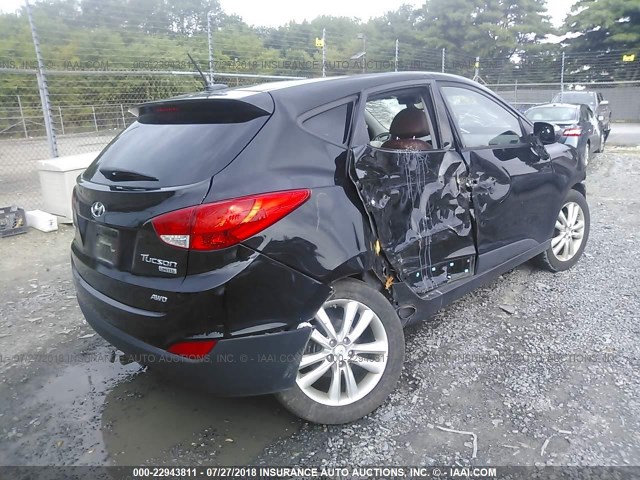 KM8JUCAC8CU370141 - 2012 HYUNDAI TUCSON GLS/LIMITED 黑色 照片 4