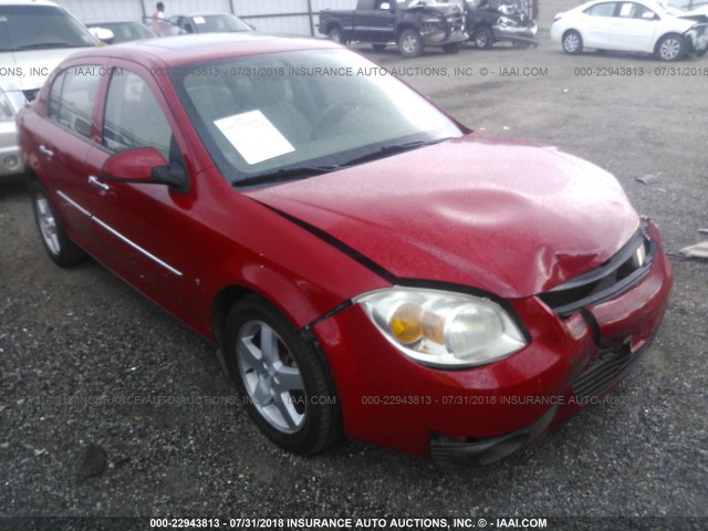 1G1AZ55F867782139 - 2006 CHEVROLET COBALT LTZ RED photo 1