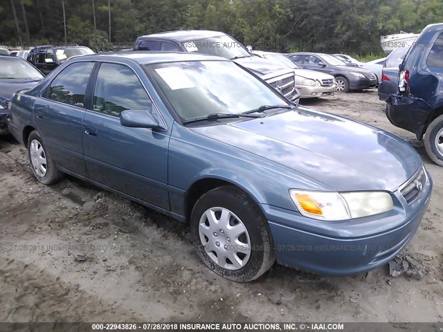 4T1BF22K41U964981 - 2001 TOYOTA CAMRY LE/XLE TEAL photo 1
