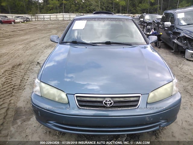 4T1BF22K41U964981 - 2001 TOYOTA CAMRY LE/XLE TEAL photo 6