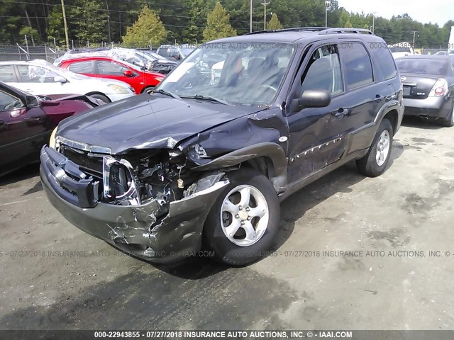 4F2YZ04126KM11229 - 2006 MAZDA TRIBUTE S BLUE photo 6