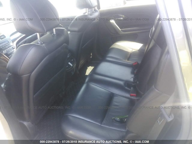 2HNYD2H69BH511680 - 2011 ACURA MDX TECHNOLOGY GRAY photo 8