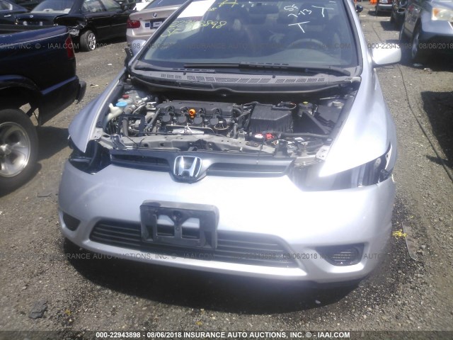2HGFG11817H536950 - 2007 HONDA CIVIC EX SILVER photo 6