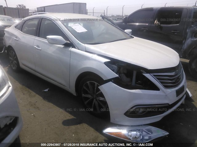 KMHFG4JG6HA583118 - 2017 HYUNDAI AZERA WHITE photo 1