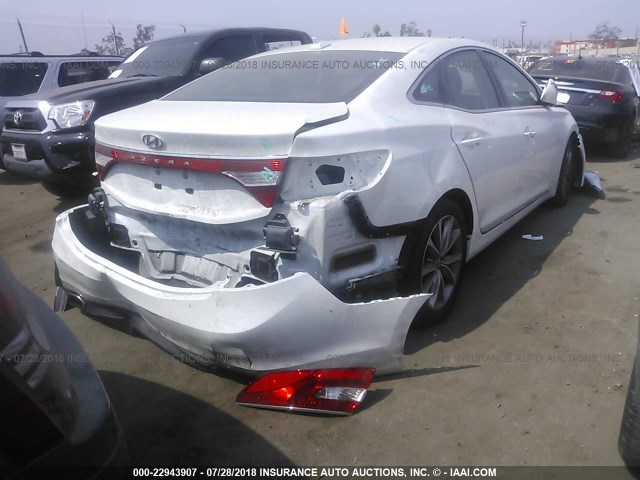 KMHFG4JG6HA583118 - 2017 HYUNDAI AZERA WHITE photo 4