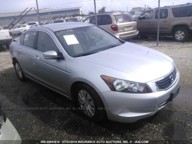 1HGCP2F30AA186724 - 2010 HONDA ACCORD LX SILVER photo 1