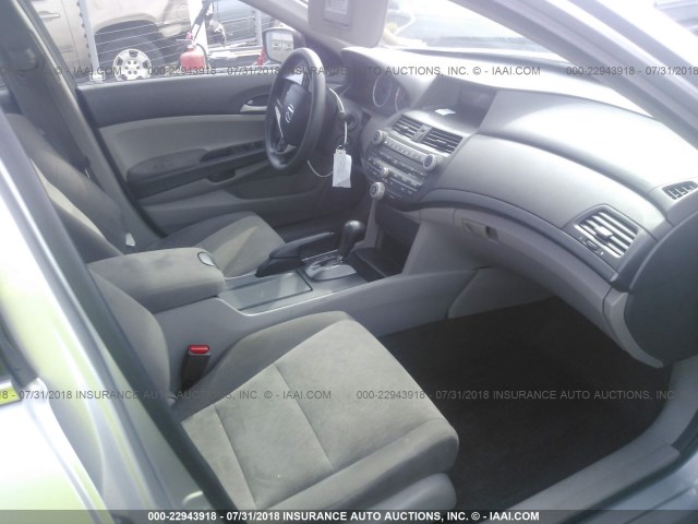 1HGCP2F30AA186724 - 2010 HONDA ACCORD LX SILVER photo 5