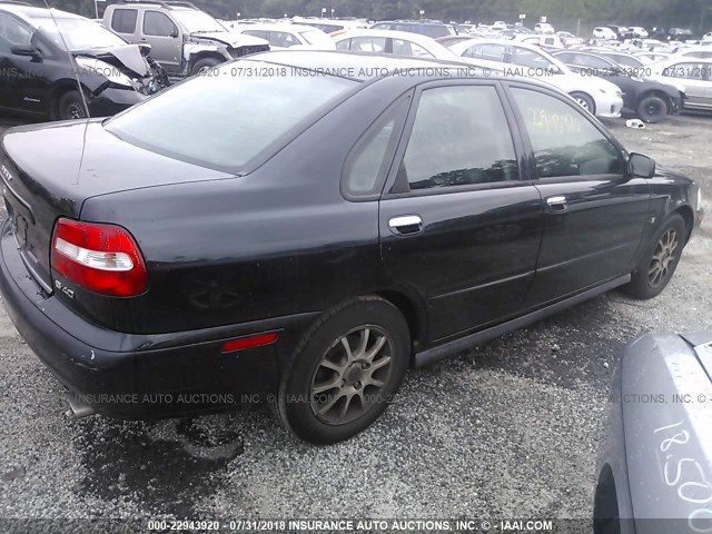 YV1VS27533F992840 - 2003 VOLVO S40 1.9T BLACK photo 4